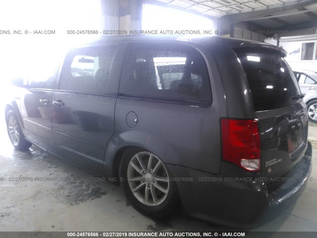 2C4RDGCG9GR361983 - 2016 DODGE GRAND CARAVAN SXT GRAY photo 3