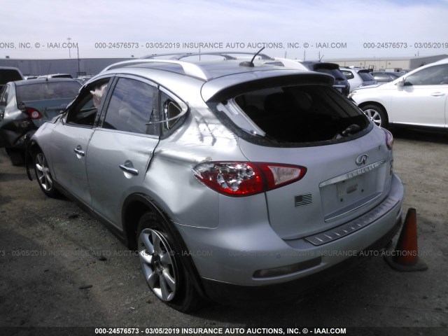 JNKAJ09E89M900861 - 2009 INFINITI EX35 JOURNEY SILVER photo 3