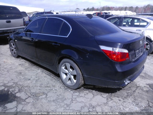 WBANF33596CB86397 - 2006 BMW 525 XI BLACK photo 3