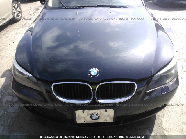 WBANF33596CB86397 - 2006 BMW 525 XI BLACK photo 6