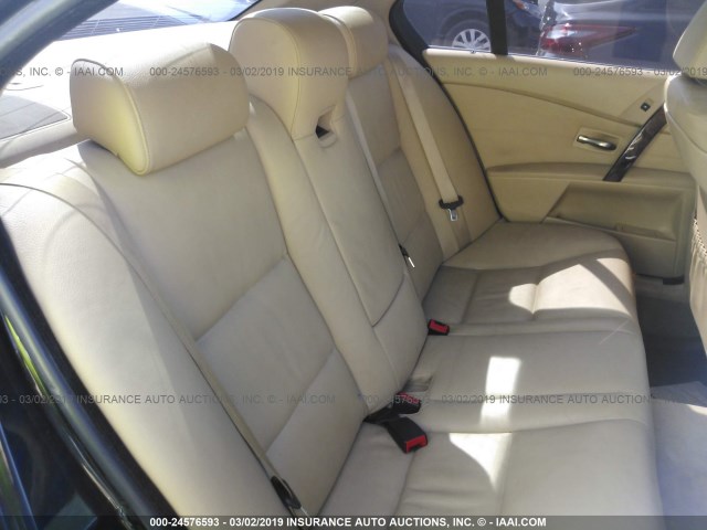WBANF33596CB86397 - 2006 BMW 525 XI BLACK photo 8
