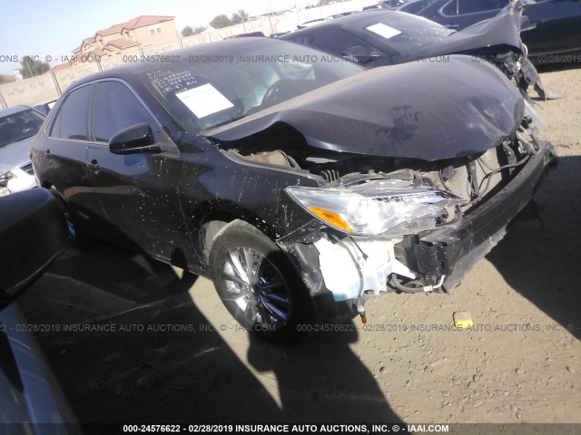 4T1BF1FK3FU925939 - 2015 TOYOTA CAMRY LE/XLE/SE/XSE BLACK photo 1