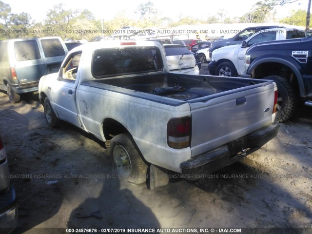 1FTCR10U0SUB31288 - 1995 FORD RANGER WHITE photo 3