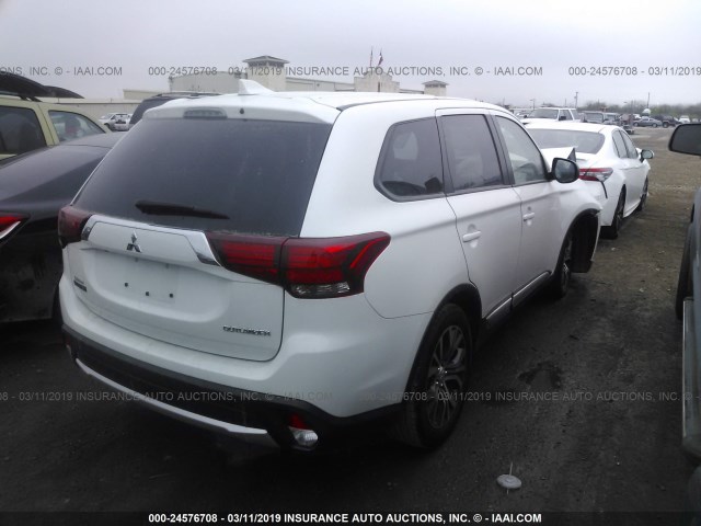 JA4AD2A37JZ045912 - 2018 MITSUBISHI OUTLANDER ES WHITE photo 4