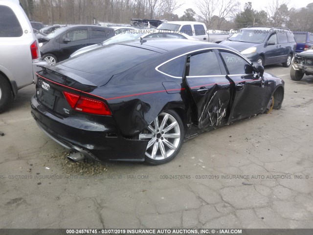 WAU2GBFC3DN077100 - 2013 AUDI A7 PRESTIGE BLACK photo 4