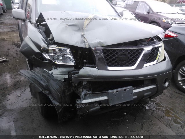 5N1AR18W77C640834 - 2007 NISSAN PATHFINDER LE/SE/XE GRAY photo 6