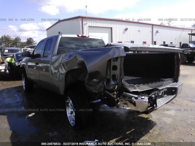 1GCEC19X57Z648152 - 2007 CHEVROLET SILVERADO C1500 CLASSIC GRAY photo 3