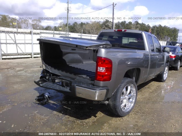 1GCEC19X57Z648152 - 2007 CHEVROLET SILVERADO C1500 CLASSIC GRAY photo 4