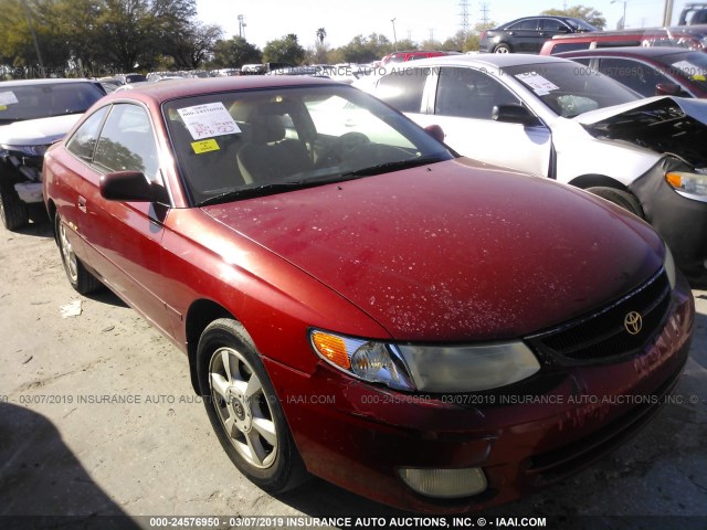 2T1CF22P71C481552 - 2001 TOYOTA CAMRY SOLARA SE/SLE წითელი ფოტო 1