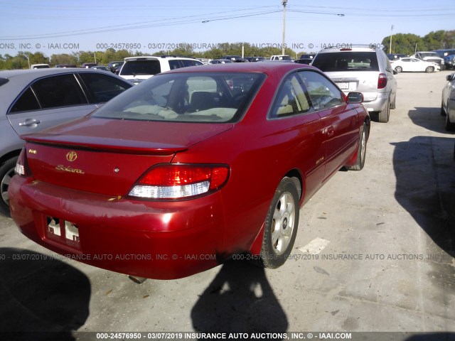 2T1CF22P71C481552 - 2001 TOYOTA CAMRY SOLARA SE/SLE წითელი ფოტო 4