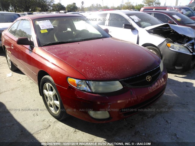 2T1CF22P71C481552 - 2001 TOYOTA CAMRY SOLARA SE/SLE წითელი ფოტო 5