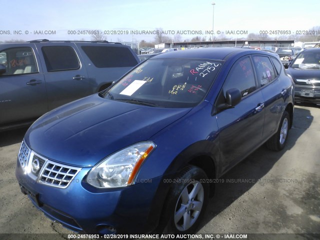 JN8AS5MT8AW022752 - 2010 NISSAN ROGUE S/SL/KROM BLUE photo 6