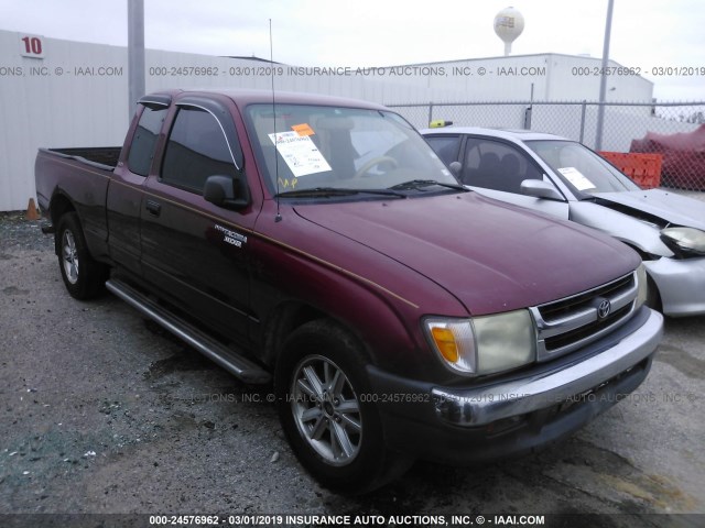 4TAVL52N9WZ087495 - 1998 TOYOTA TACOMA XTRACAB RED photo 1