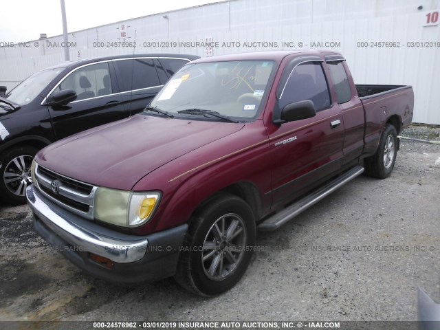 4TAVL52N9WZ087495 - 1998 TOYOTA TACOMA XTRACAB RED photo 2