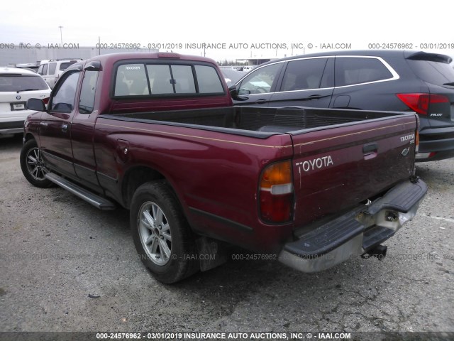 4TAVL52N9WZ087495 - 1998 TOYOTA TACOMA XTRACAB RED photo 3