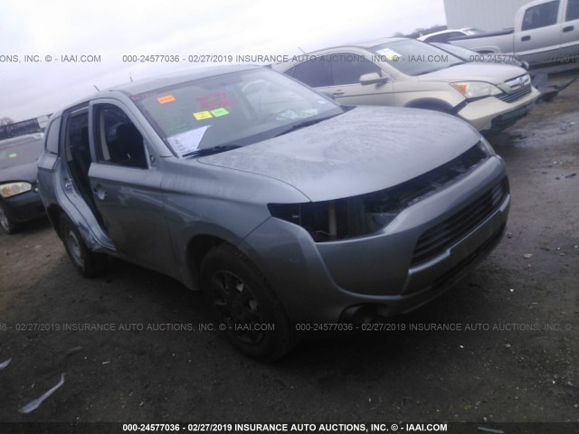 JA4AD2A36EZ005245 - 2014 MITSUBISHI OUTLANDER ES GRAY photo 1