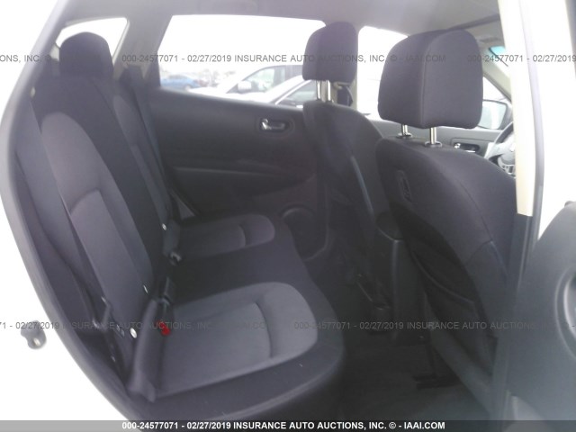 JN8AS5MT3BW181468 - 2011 NISSAN ROGUE S/SV/KROM WHITE photo 8