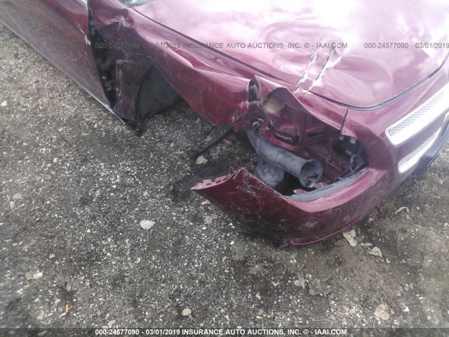 1G1ZK57779F136033 - 2009 CHEVROLET MALIBU LTZ წითელი ფოტო 6