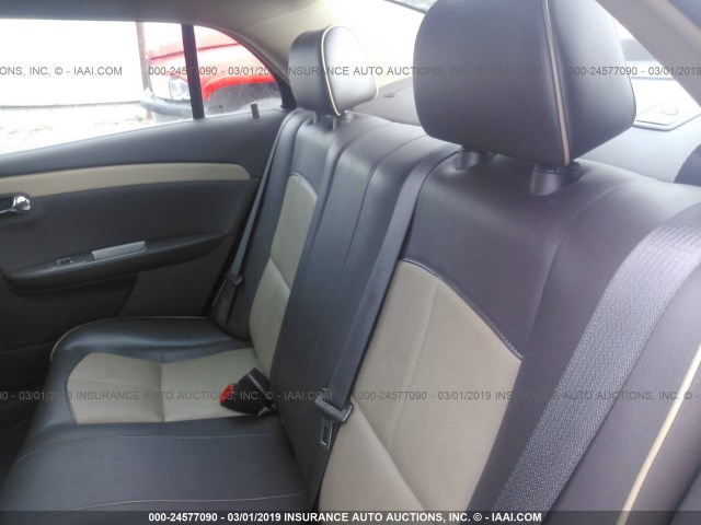 1G1ZK57779F136033 - 2009 CHEVROLET MALIBU LTZ წითელი ფოტო 8