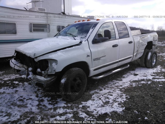 3D7MX48C36G159639 - 2006 DODGE RAM 3500 ST/SLT WHITE photo 2