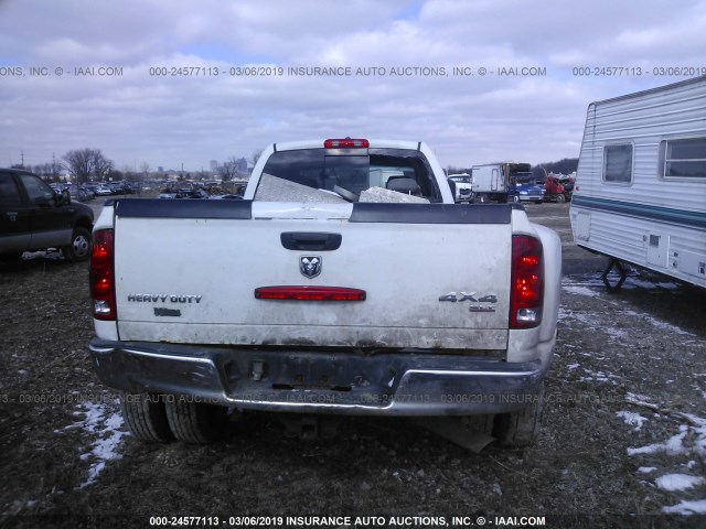 3D7MX48C36G159639 - 2006 DODGE RAM 3500 ST/SLT WHITE photo 8