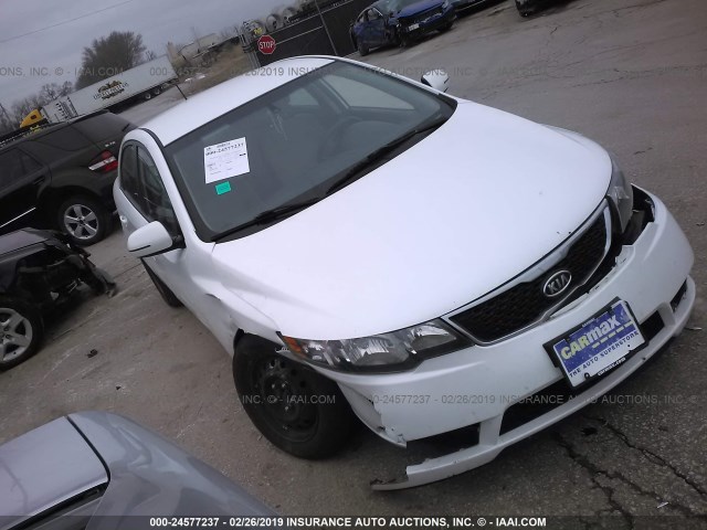 KNAFU4A25C5633507 - 2012 KIA FORTE EX WHITE photo 1