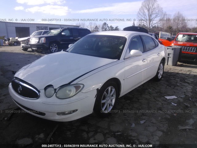 2G4WE587061156817 - 2006 BUICK LACROSSE CXS WHITE photo 2