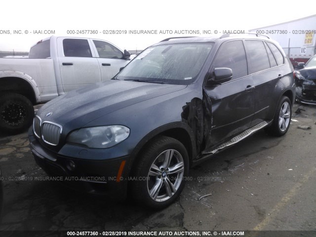 5UXZV8C51DL899212 - 2013 BMW X5 XDRIVE50I BLACK photo 2