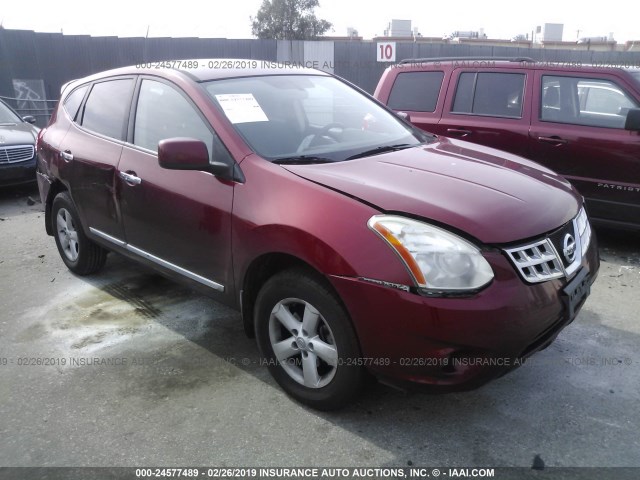 JN8AS5MT5DW520220 - 2013 NISSAN ROGUE S/SV BURGUNDY photo 1