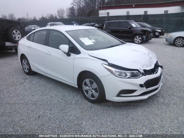 1G1BC5SM5J7236786 - 2018 CHEVROLET CRUZE LS WHITE photo 1