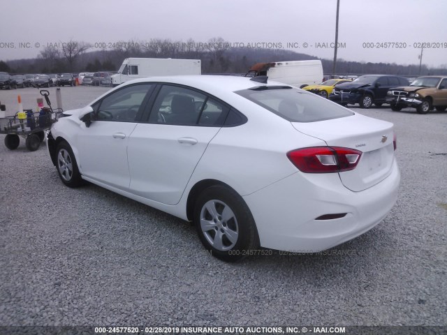 1G1BC5SM5J7236786 - 2018 CHEVROLET CRUZE LS WHITE photo 3