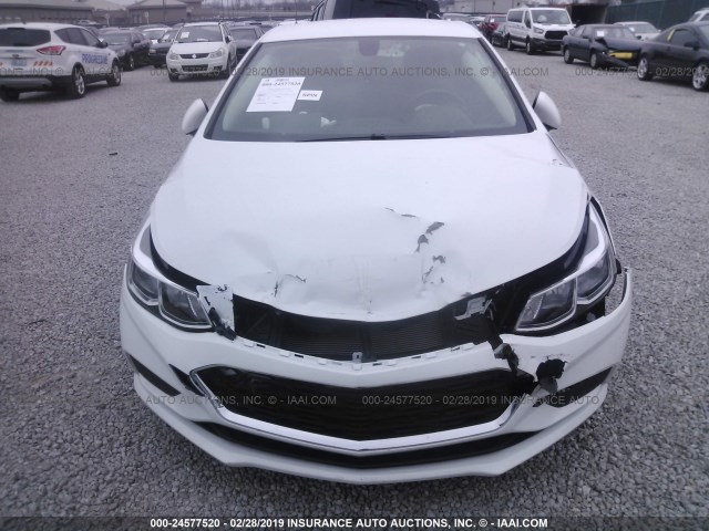 1G1BC5SM5J7236786 - 2018 CHEVROLET CRUZE LS WHITE photo 6