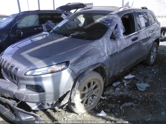 1C4PJMCB7FW675558 - 2015 JEEP CHEROKEE LATITUDE SILVER photo 6