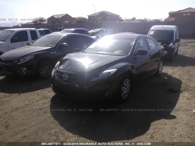 1YVHZ8BH5D5M14615 - 2013 MAZDA 6 SPORT BLUE photo 2