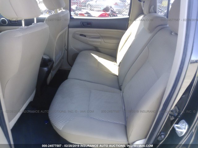 5TFJU4GN3EX052271 - 2014 TOYOTA TACOMA DOUBLE CAB PRERUNNER BLACK photo 8