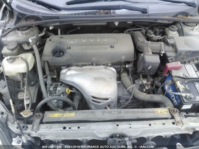 JTKDE167260077998 - 2006 TOYOTA SCION TC ვერცხლისფერი ფოტო 10