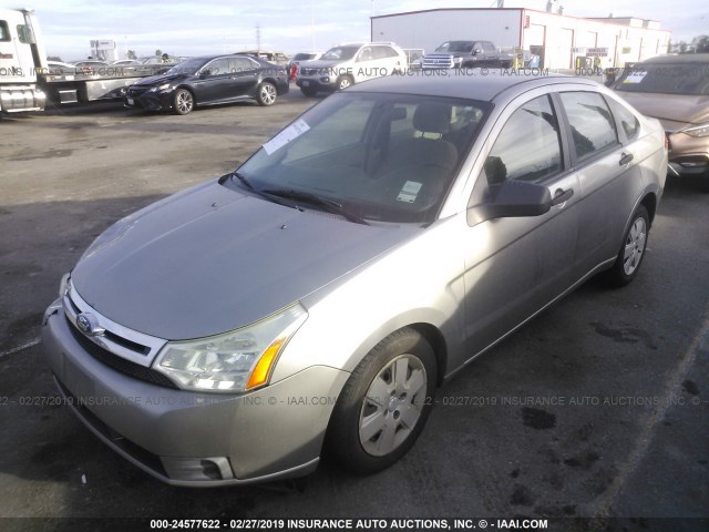 1FAHP34N58W248958 - 2008 FORD FOCUS S/SE GOLD photo 2