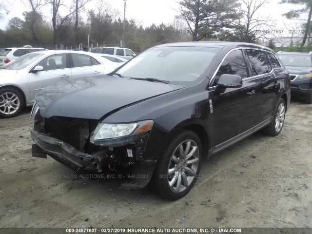 2LMHJ5FR2ABJ03214 - 2010 LINCOLN MKT BLACK photo 2