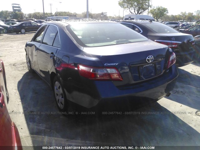 4T1BE46K18U197545 - 2008 TOYOTA CAMRY CE/LE/XLE/SE 深蓝色 照片 3
