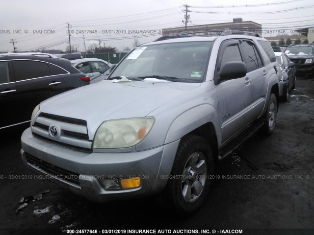 JTEBU14R840033602 - 2004 TOYOTA 4RUNNER SR5/SPORT SILVER photo 2