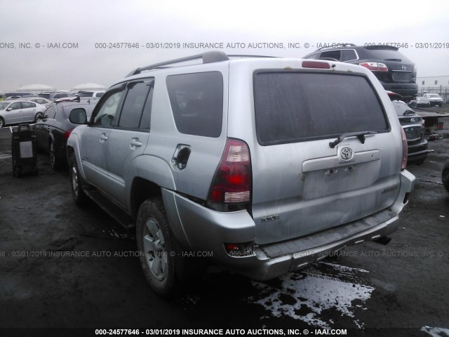 JTEBU14R840033602 - 2004 TOYOTA 4RUNNER SR5/SPORT SILVER photo 3