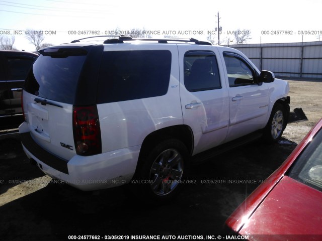 1GKFC13057R245759 - 2007 GMC YUKON WHITE photo 4