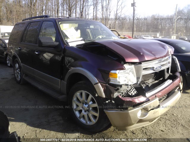 1FMJU1J50BEF07278 - 2011 FORD EXPEDITION XLT/KING RANCH MAROON photo 1