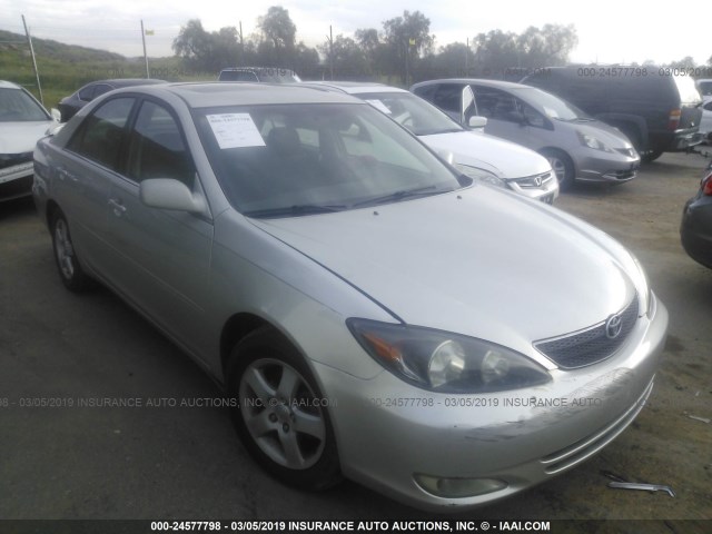 4T1BE32K23U198759 - 2003 TOYOTA CAMRY LE/XLE/SE GRAY photo 1