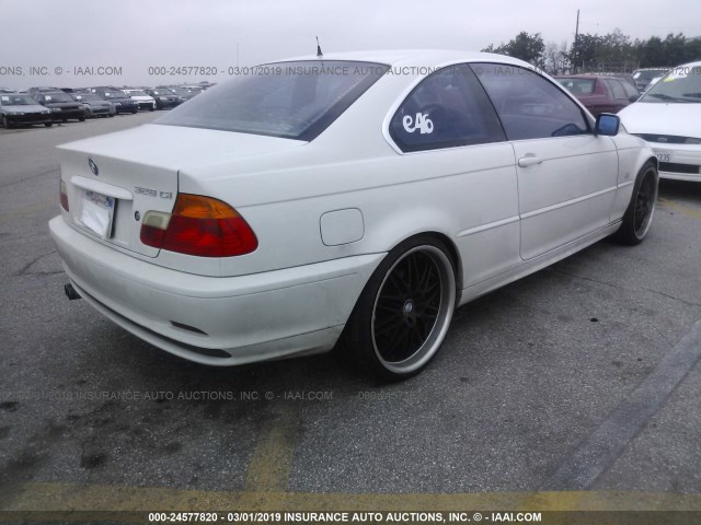 WBABM5340YJN90745 - 2000 BMW 328 CI WHITE photo 4