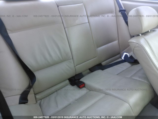 WBABM5340YJN90745 - 2000 BMW 328 CI WHITE photo 8