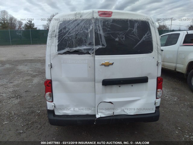 3N63M0ZN7HK701474 - 2017 CHEVROLET CITY EXPRESS LT WHITE photo 6