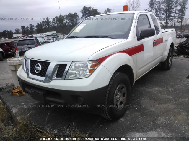 1N6BD0CT9DN746584 - 2013 NISSAN FRONTIER S/SV WHITE photo 2