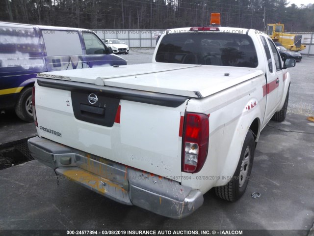 1N6BD0CT9DN746584 - 2013 NISSAN FRONTIER S/SV WHITE photo 4