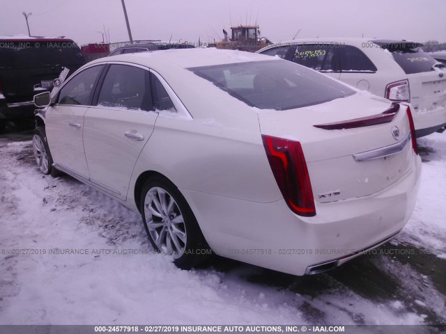 2G61S5S33D9147379 - 2013 CADILLAC XTS PREMIUM COLLECTION WHITE photo 3